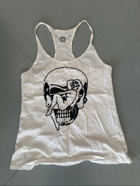 Bandit Brand Graphic Skull Racerback Tank